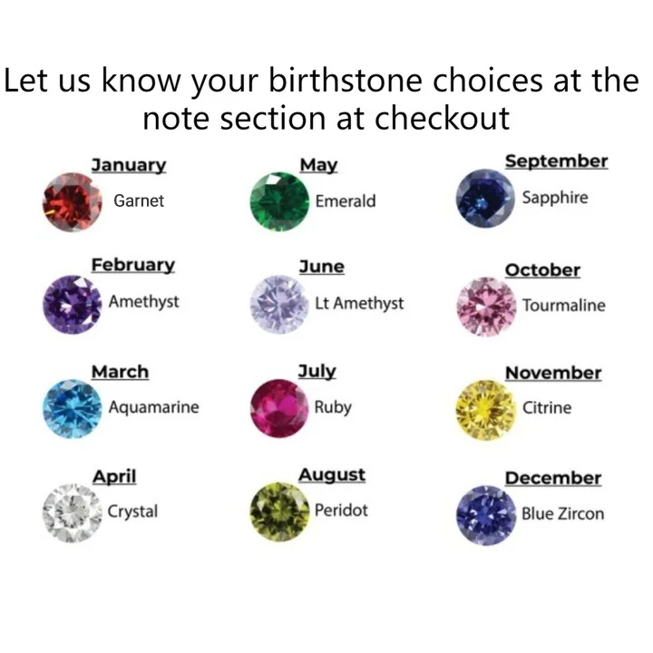 Blossom birth flower bracelet with birthstone